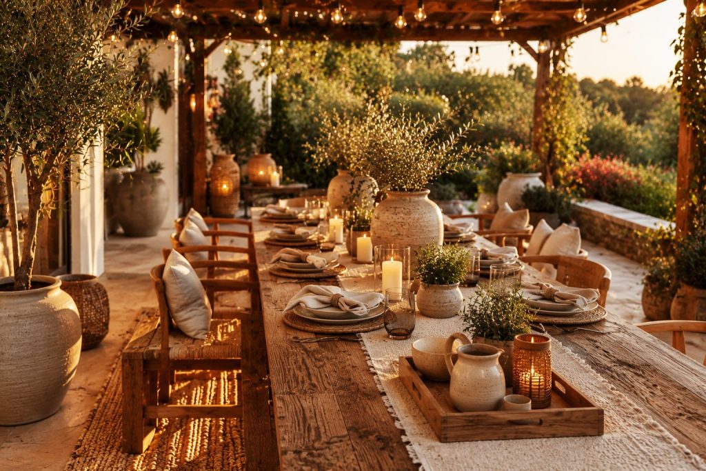 Ambient Summer Outdoor Dining