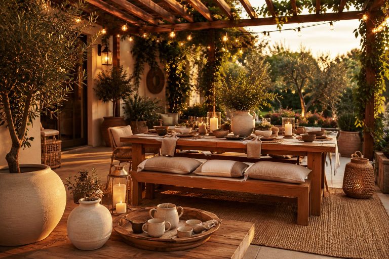 Sunset Wood Patio Retreat