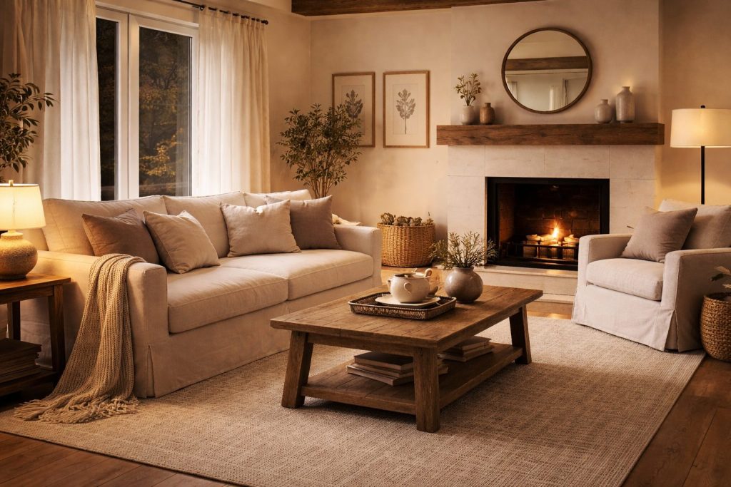 Warm Cozy Evening Layering