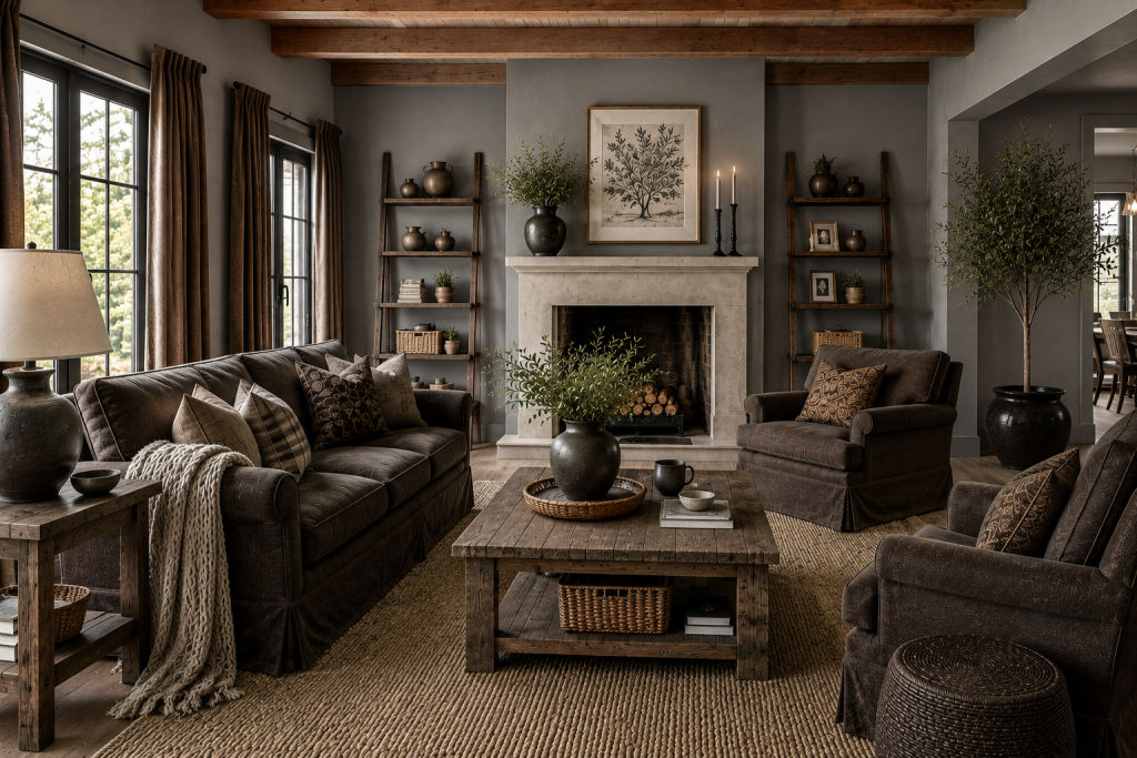 Before The Transformation - From Dark Lounge to Light Retreat
