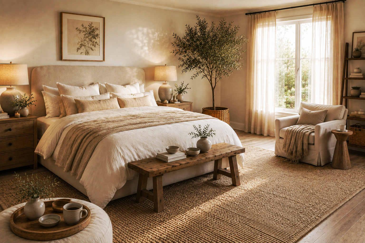Polished Neutral Bedroom Story